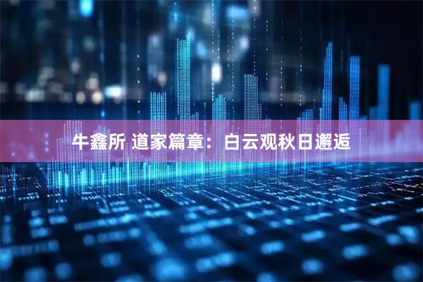 牛鑫所 道家篇章：白云观秋日邂逅