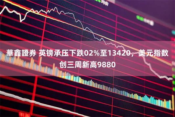 華鑫證券 英镑承压下跌02%至13420，美元指数创三周新高9880